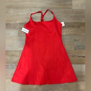 Outdoor Voices Scarlet Halter Dress